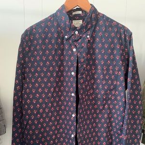 J. Crew Floral Button Up